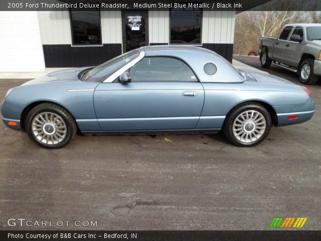 2005 Ford Thunderbird Deluxe Roadster in Medium Steel Blue Metallic