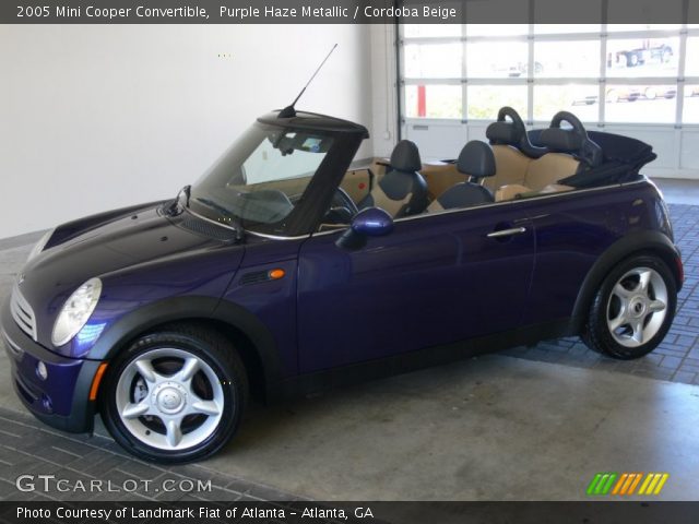 2005 Mini Cooper Convertible in Purple Haze Metallic