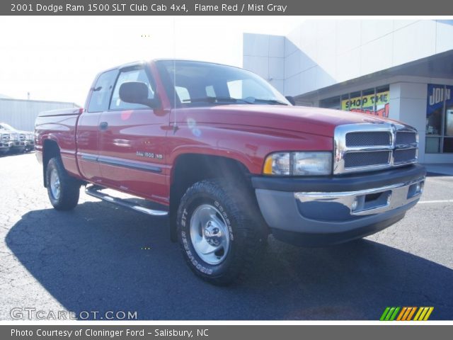 2001 Dodge Ram 1500 SLT Club Cab 4x4 in Flame Red