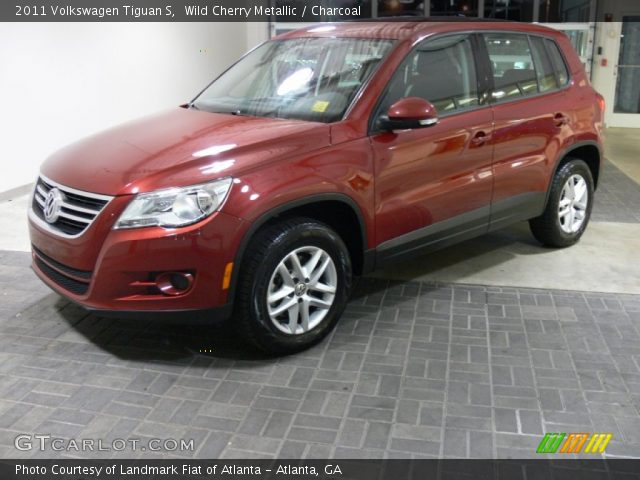 2011 Volkswagen Tiguan S in Wild Cherry Metallic