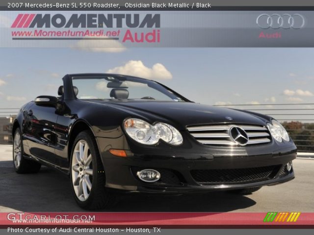 2007 Mercedes-Benz SL 550 Roadster in Obsidian Black Metallic
