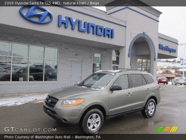 2009 Hyundai Santa Fe GLS 4WD in Natural Khaki