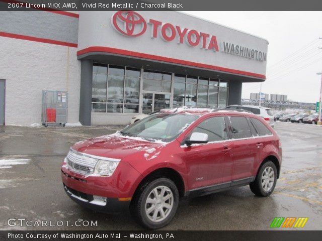 2007 Lincoln MKX AWD in Vivid Red Metallic