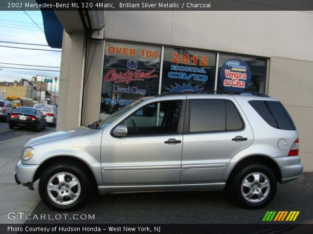 2002 Mercedes-Benz ML 320 4Matic in Brilliant Silver Metallic