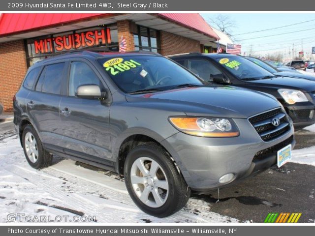2009 Hyundai Santa Fe Limited 4WD in Steel Gray