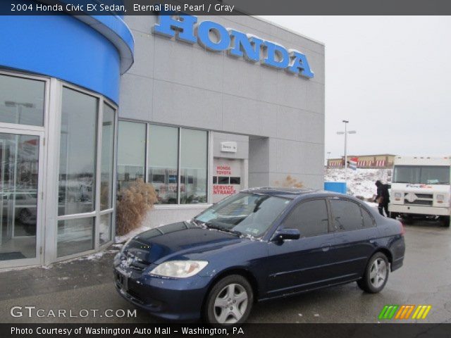 2004 Honda Civic EX Sedan in Eternal Blue Pearl