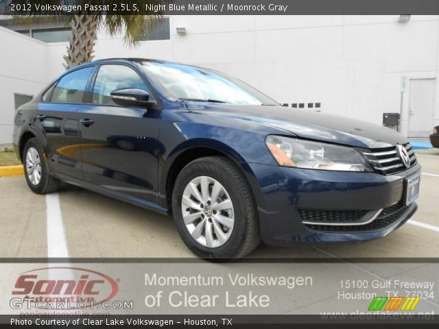 2012 Volkswagen Passat 2.5L S in Night Blue Metallic