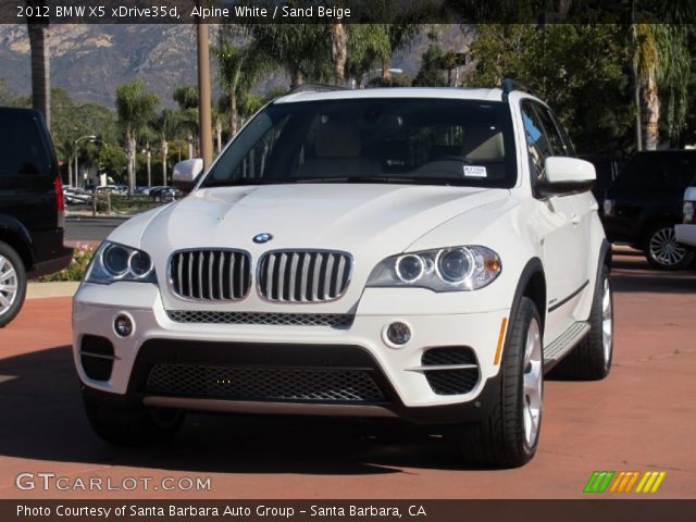 2012 BMW X5 xDrive35d in Alpine White