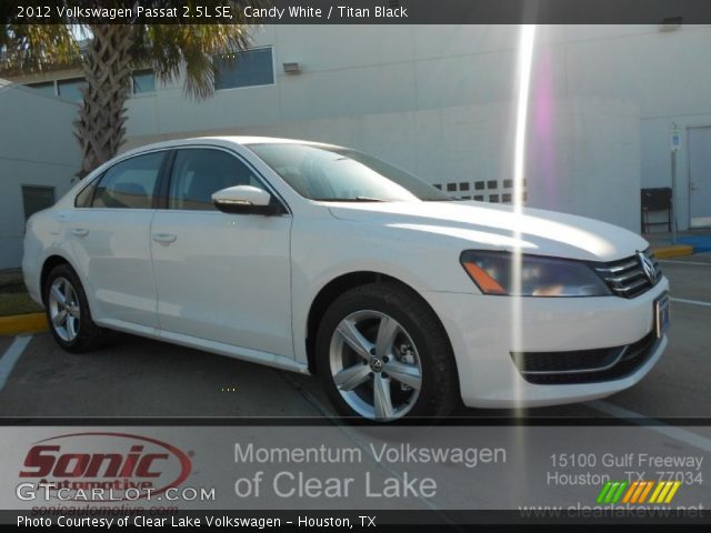 2012 Volkswagen Passat 2.5L SE in Candy White