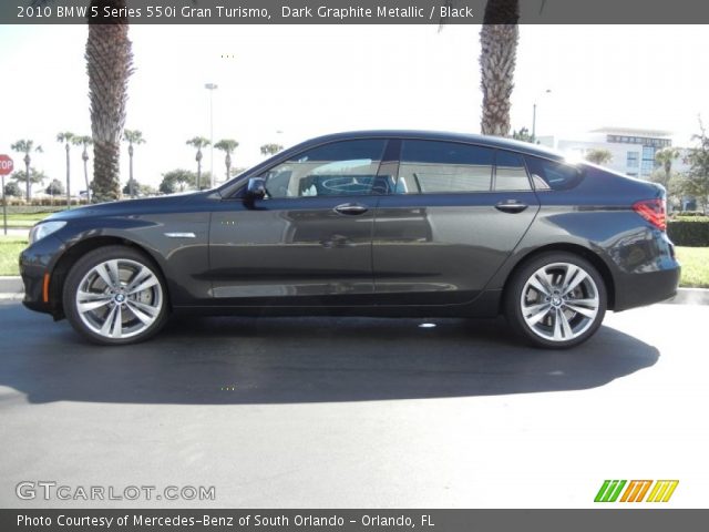 2010 BMW 5 Series 550i Gran Turismo in Dark Graphite Metallic