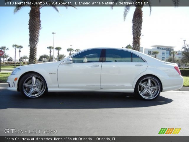 2010 Mercedes-Benz S 63 AMG Sedan in Diamond White Metallic