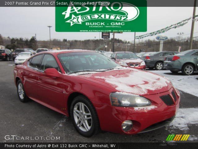 2007 Pontiac Grand Prix GT Sedan in Crimson Red