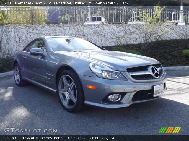 2011 Mercedes-Benz SL 550 Roadster in Palladium Silver Metallic