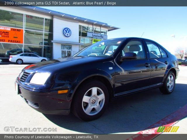 2000 Volkswagen Jetta GLS TDI Sedan in Atlantic Blue Pearl