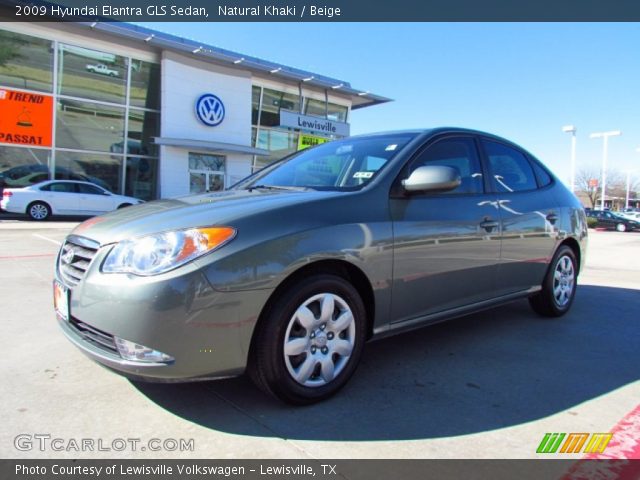 2009 Hyundai Elantra GLS Sedan in Natural Khaki