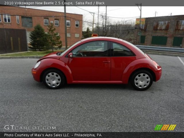 2010 Volkswagen New Beetle 2.5 Coupe in Salsa Red