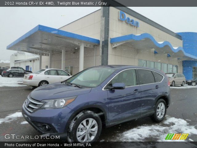 2012 Honda CR-V EX 4WD in Twilight Blue Metallic