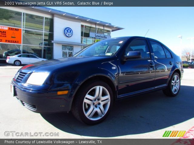 2001 Volkswagen Jetta GLX VR6 Sedan in Galactic Blue
