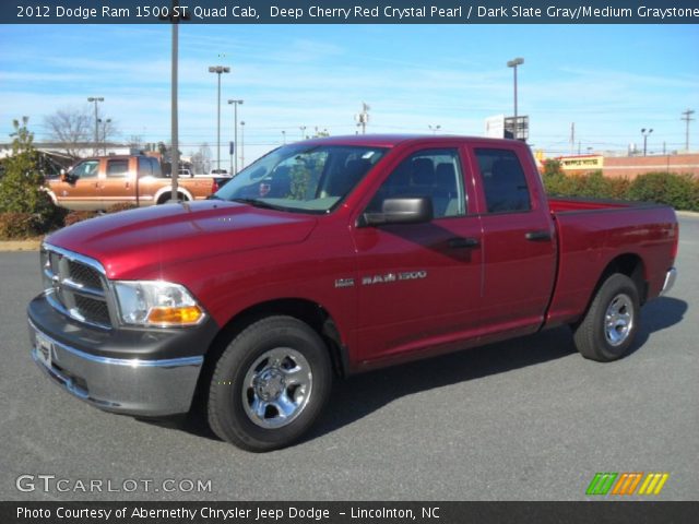 2012 Dodge Ram 1500 ST Quad Cab in Deep Cherry Red Crystal Pearl