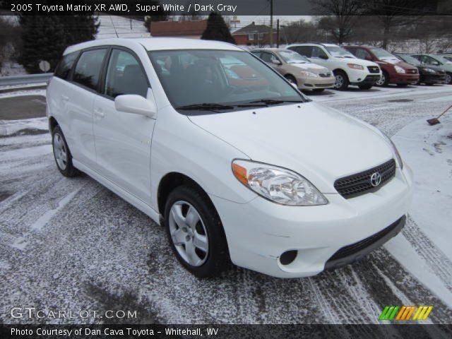 2005 Toyota Matrix XR AWD in Super White