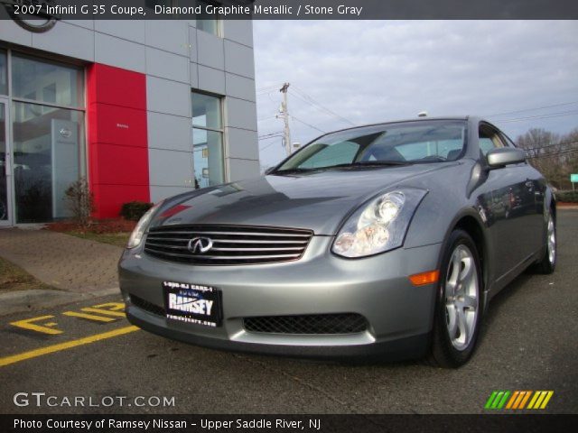 2007 Infiniti G 35 Coupe in Diamond Graphite Metallic