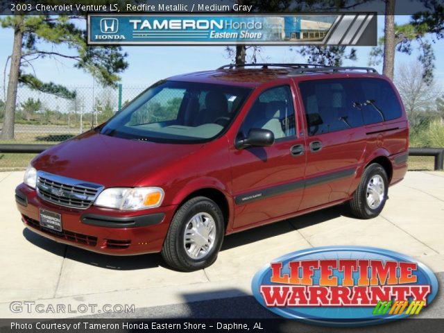 2003 Chevrolet Venture LS in Redfire Metallic