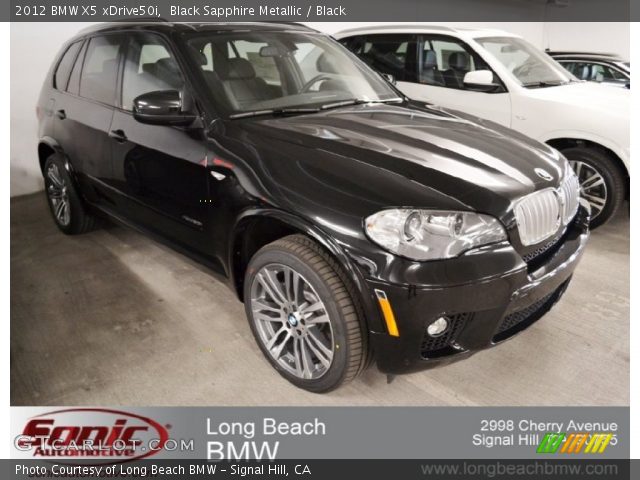 2012 BMW X5 xDrive50i in Black Sapphire Metallic