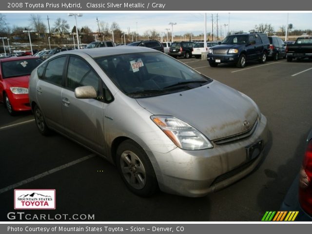 2008 Toyota Prius Hybrid in Classic Silver Metallic