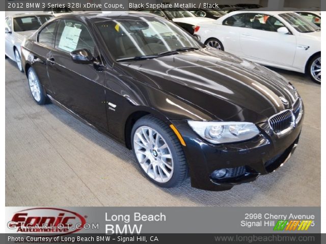 2012 BMW 3 Series 328i xDrive Coupe in Black Sapphire Metallic