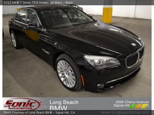2012 BMW 7 Series 750i Sedan in Jet Black