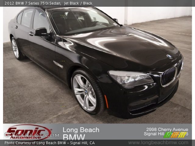 2012 BMW 7 Series 750i Sedan in Jet Black