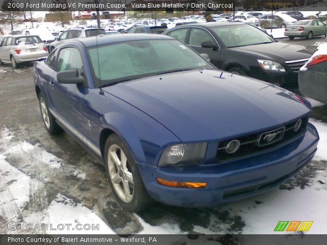 Vista Blue Metallic 2008 Ford Mustang V6 Premium Coupe