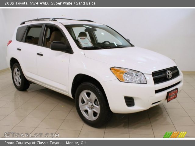 2009 Toyota RAV4 4WD in Super White