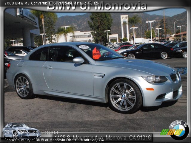 2008 BMW M3 Convertible in Silverstone Metallic