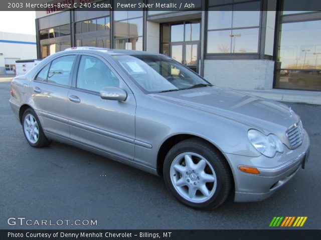 2003 Mercedes-Benz C 240 Sedan in Pewter Silver Metallic