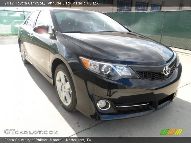 2012 Toyota Camry SE in Attitude Black Metallic