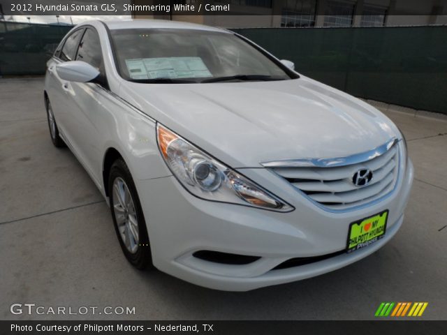 2012 Hyundai Sonata GLS in Shimmering White