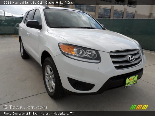 2012 Hyundai Santa Fe GLS in Glacier White
