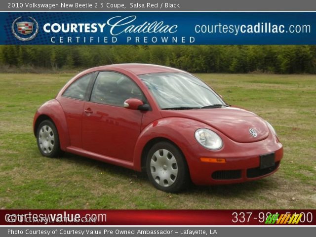 2010 Volkswagen New Beetle 2.5 Coupe in Salsa Red