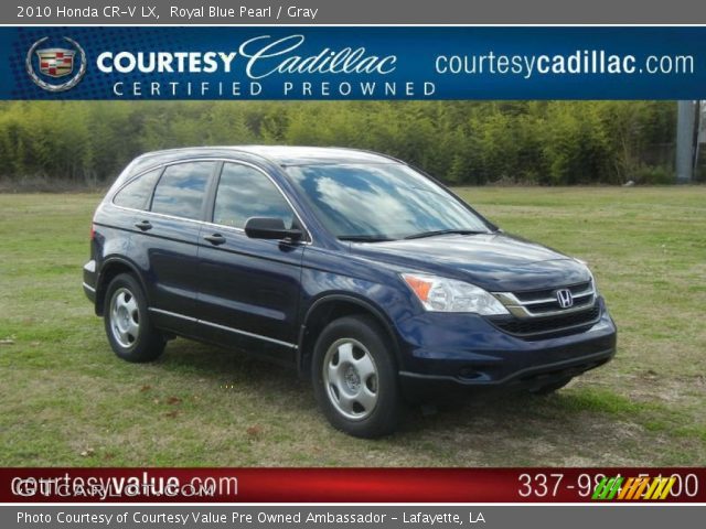 2010 Honda CR-V LX in Royal Blue Pearl