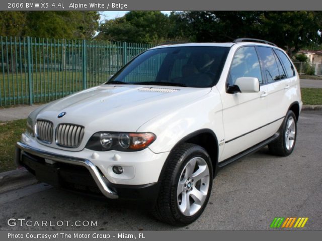 2006 BMW X5 4.4i in Alpine White