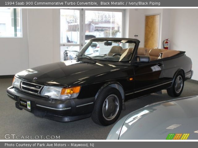 1994 Saab 900 Commemorative Turbo Convertible in Black Metallic