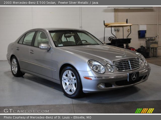 2003 Mercedes-Benz E 500 Sedan in Pewter Silver Metallic