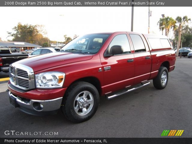 2008 Dodge Ram 2500 Big Horn Quad Cab in Inferno Red Crystal Pearl