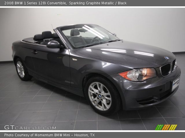 2008 BMW 1 Series 128i Convertible in Sparkling Graphite Metallic