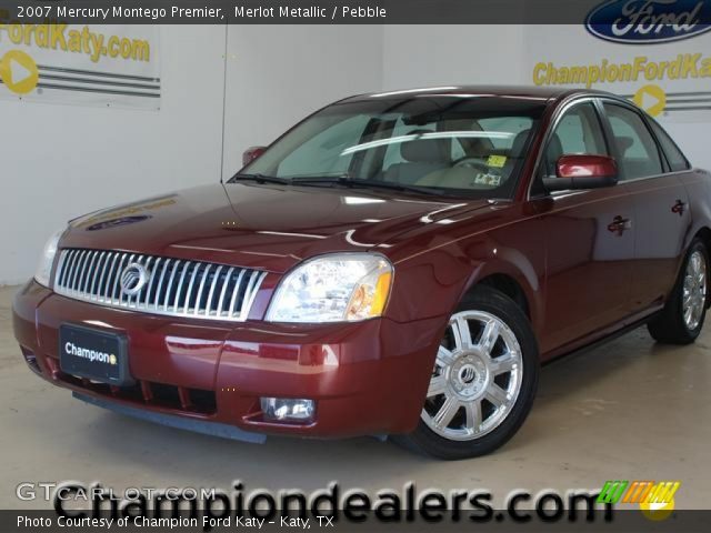 2007 Mercury Montego Premier in Merlot Metallic