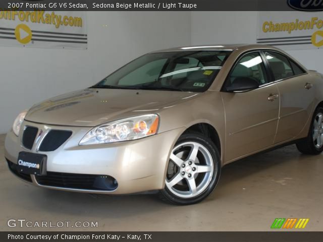 2007 Pontiac G6 V6 Sedan in Sedona Beige Metallic