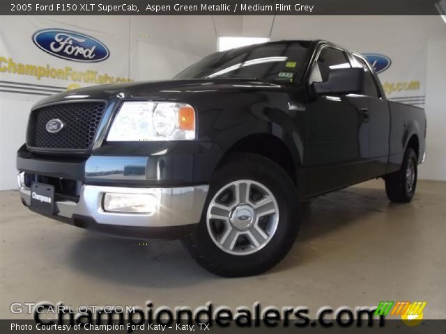 2005 Ford F150 XLT SuperCab in Aspen Green Metallic