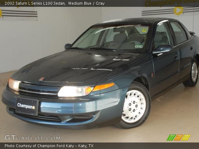 2002 Saturn L Series L100 Sedan in Medium Blue