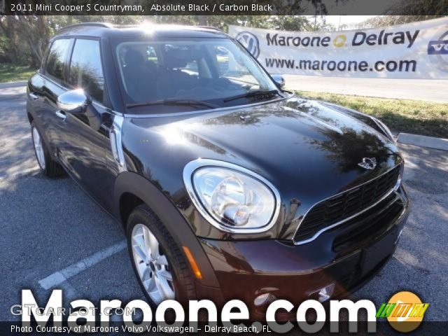 2011 Mini Cooper S Countryman in Absolute Black